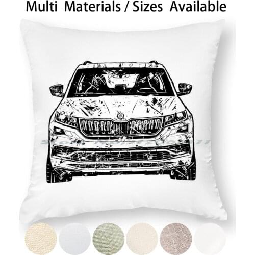 Kodiaq Ols Pillow Case Throw Pillow Cover Cotton Linen Flax Skoda Kodiaq Enthusiast Skoda Kodiaq Lover Skoda Kodiaq Tuning