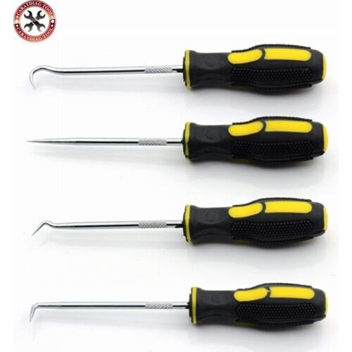 Newest 4pcs Car Automotive Extra Long Hook And Pick Set O-Ring Seal Remover Craft Tool Free Shipping