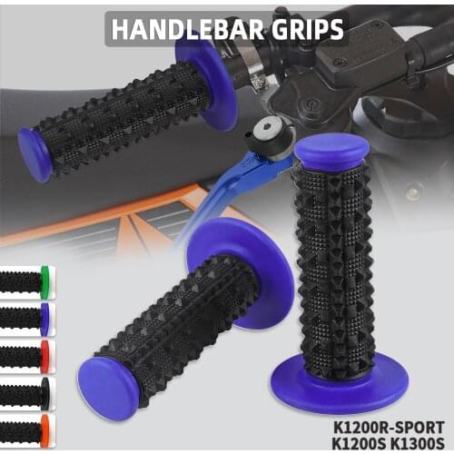 Handlebar Grips For BMW K1200R SPORT K1200S K1300S Rubber 22mm 24mm Universal Motocross Accessories Brake Handle Bar End