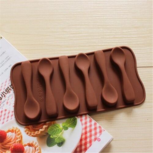 6 Spoonfuls Spoon Silicone Chocolate Mold Iced Mold L019