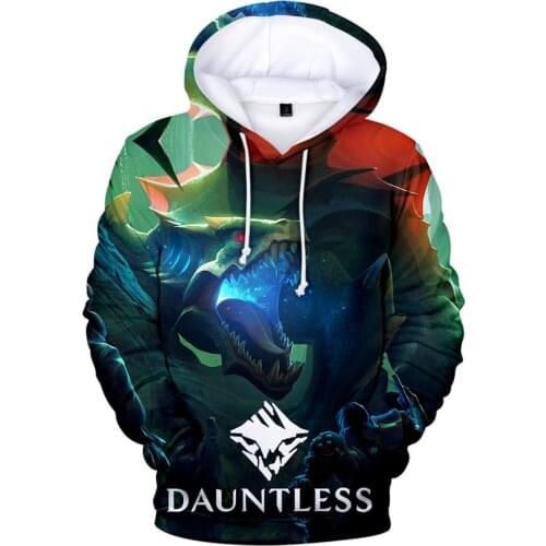 Game Dauntless 3d Printed Hoodies Fashion Pullover Men Women Kids Hoodie Sweatshirt Casual Long Sleeve Jacket Tops Brand Clothes