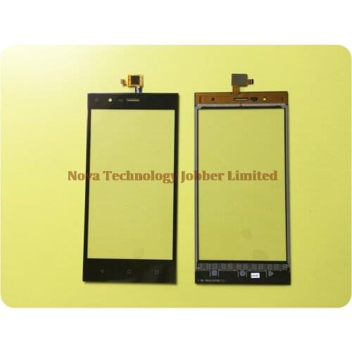Wyieno Black Sensor For Highscreen Boost 3 / Boost 3 pro Touch Screen Digitizer Glass Panel Touchpad Replacement +Tracking