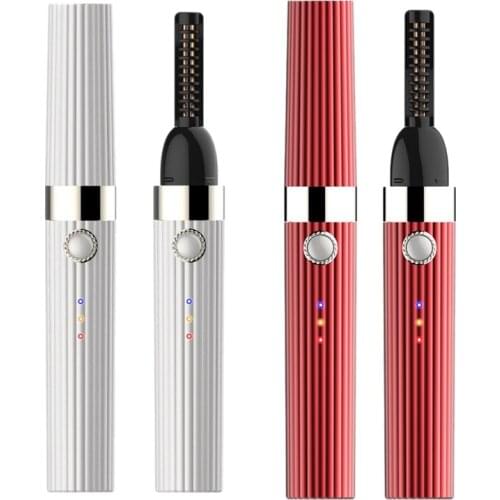 USB Charging Heated Eyelash Curler Electric Eyelash Curler,for Natural and Long-Lasting Eyelashes Curling