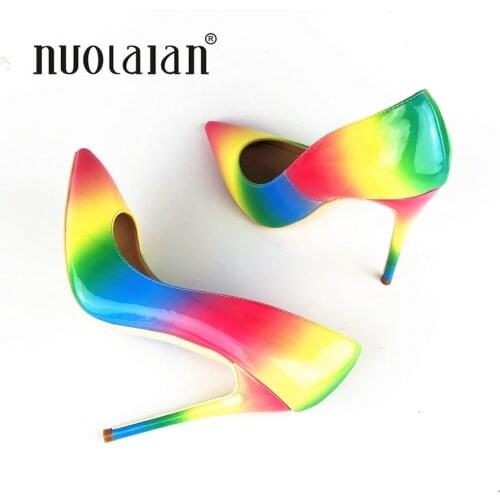 Top Quality Women Pumps Stilettos Women High Heels 2018 NEW Fashion Party Wedding Sexy Women Shoes 12cm/10cm/8cm