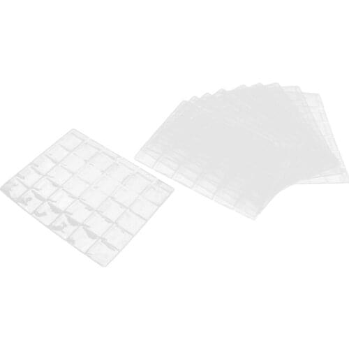 10 Sheets Coin Collecting Holders, Storage Sheets with 300 Coins Pockets