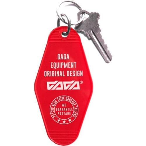 30Pcs custom ABS plastic Retro motel hotel room keychain