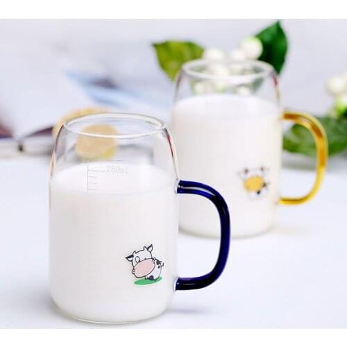 Childrens Milk Cup Coffee Mug Tea Juice Milk Wine Glass Cup Drink Cup Measuring Glass Mug Durable Drinkware Water Bottles