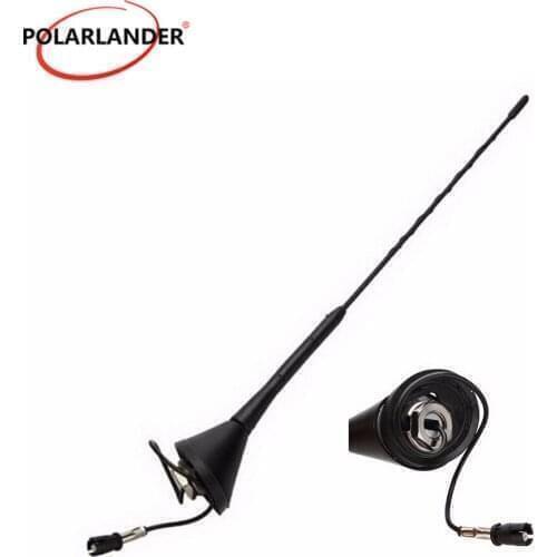 For M/azda FOR B/MW FOR V/W FOR G/olf FOR P/olo Auto Replacement Parts AM/FM Aerial 16" Roof Mast Radio Whip Aerial Antenna Base