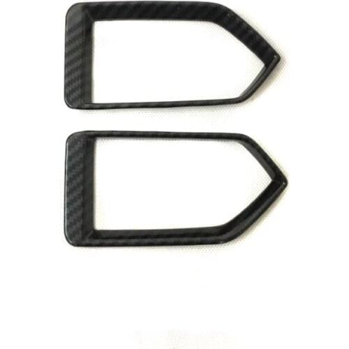 For Mazda CX5 CX-5 2017 2018 Interior Middle Console Air Condition Vent Outlet Cover Trim AC Outlet Decoration Frame Car Styling