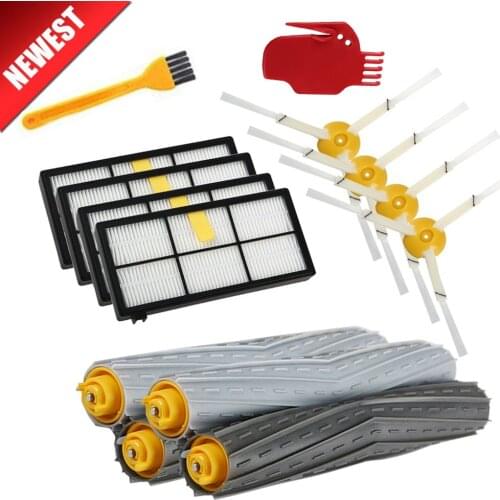 HEPA Filters Brushes Replacement Parts Kit for iRobot Roomba 980 990 900 896 886 870 865 866 800 Accessories Kit