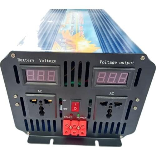 Pure sine wave 3000W solar power inverter surge power 6000W
