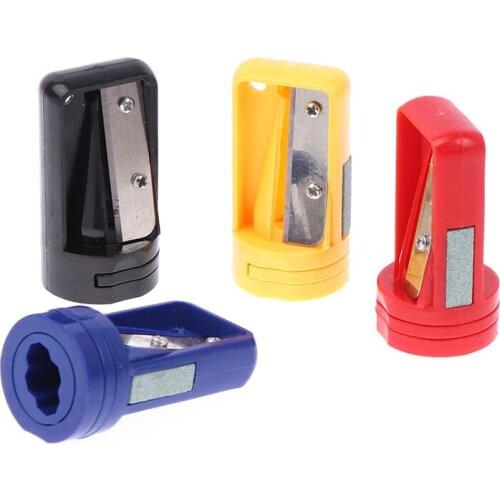 Creative Solid Color Octagonal Woodworking Pencil Sharpener Woodwork Carpenter Pencil Sharpener Cutter Shaver Sharpening Tool