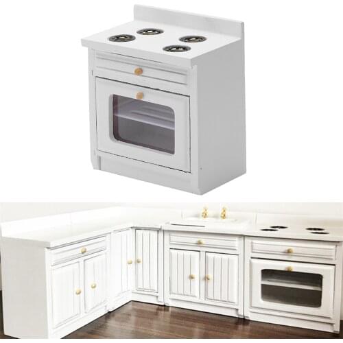 Dolls House Miniature 1/12th Scale Fitted Kitchen Cooking Cabinet