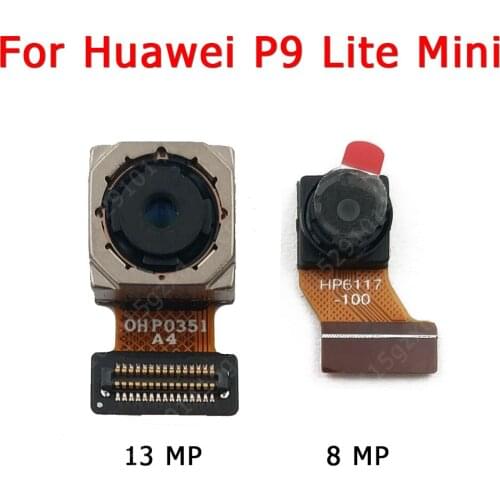 Original Front Rear View Back Camera For Huawei P9 Liite Mini P9Lite Main Frontal Camera Module Flex Replacement Spare Parts