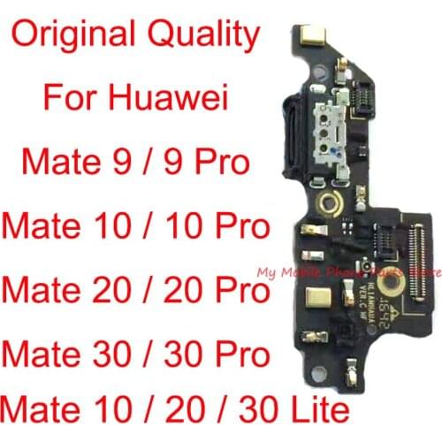 Original USB Charging Dock Board Port Flex Cable For Huawei Mate 9 10 20 30 Pro Lite USB Charger Charge Board Connector Port