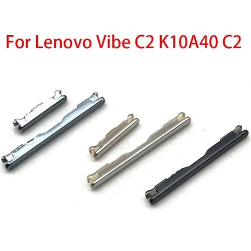 Original New Power Volume Buttons For Lenovo Vibe C2 K10A40 C2 Keyboard Side Buttons Replacement Part
