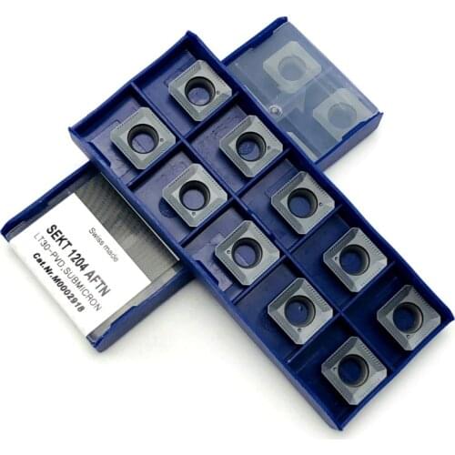 SEKT 1204 AFTN LT30 milling insert carbide milling cutter 100% high quality turning tool blade lathe tools SEKT1204 insert