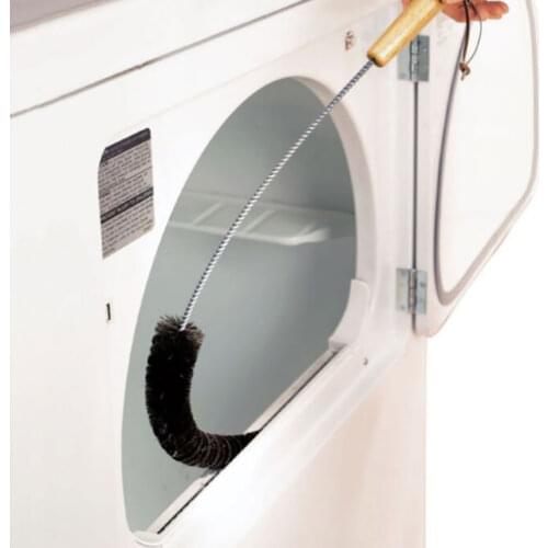 Refrigerator Condenser Coil Cleaning Brush Clothes Dryer Lint Vent Trap Cleaner Brush Foldable Washing Machine Home Brush