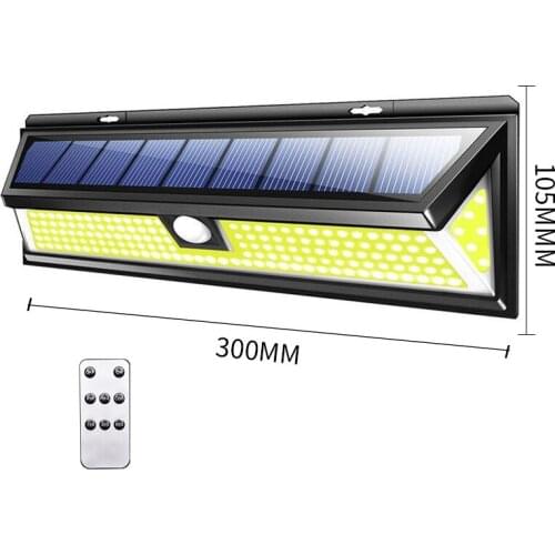 3 Modes 180LED COB Solar Lamp Outdoor PIR Motion Sensor 4000LM Solar Wall Light Waterproof Emergency Garden Yard Lamps Dropship