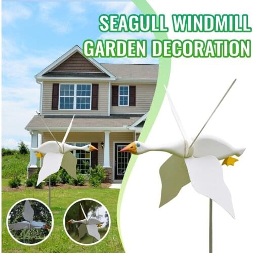 Whirligig Asuka Series Windmill Parrots Garden Lawn Decoration Birds Statue Windmill Courtyard Decor