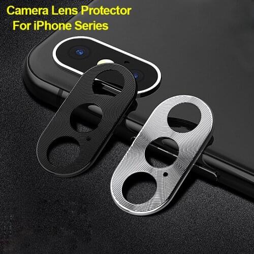 Camera Lens Protective Ring Cover For iPhone X XR XS Max Metal Phone Camera Lens Protector For iPhone 11 Pro Max Ring Protection