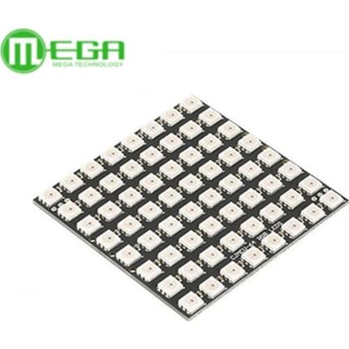 WS2812 LED 5050 RGB 64 LED Matrix 64 Bit 5050 RGB LED full-color built-in driving lights
