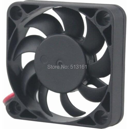 200PCS/Lot Gdstime Mini 50mm 50x50x12mm DC 5V 2Pin Brushless Cooler 9-Blade Cooling Fan 5010