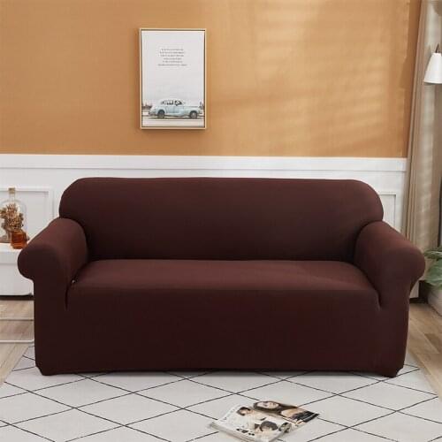 Living Room Sofa Cover Solid Color Couch Covers for Sofas 2 3 Seater Sofa Covers Sofas 2 and 3 Seats Left Chaise Longue Cover