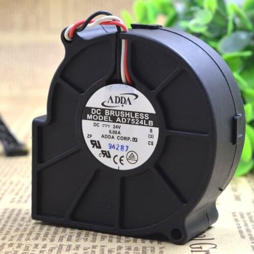 FOR ADDA/Xiexi AD7524LB 24V 0.08 Centrifugal Fan 7CM 7530 Turbine Fan