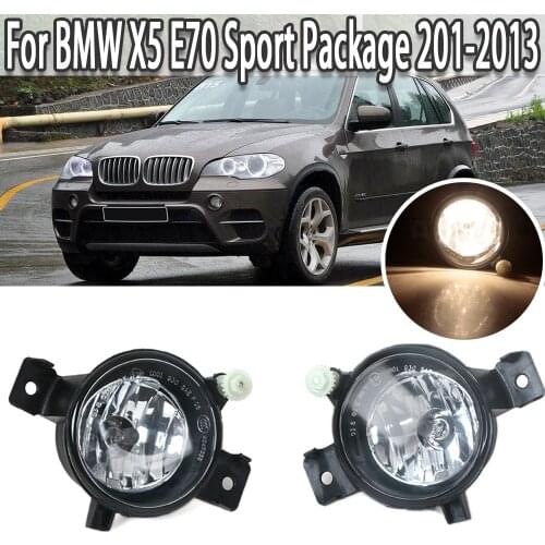K-Car Front Bumper Fog Light Car-styling Fog Lamp For BMW X5 E70 Sport Package 2011 2012 2013 63177224643 63177224644