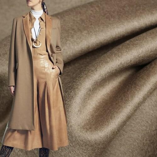Red Raspberry Camel Overcoating Cashmere Wool Garment Materials Women Suits Pants Overcoat DIY Cloth Fabrics Freeshipping