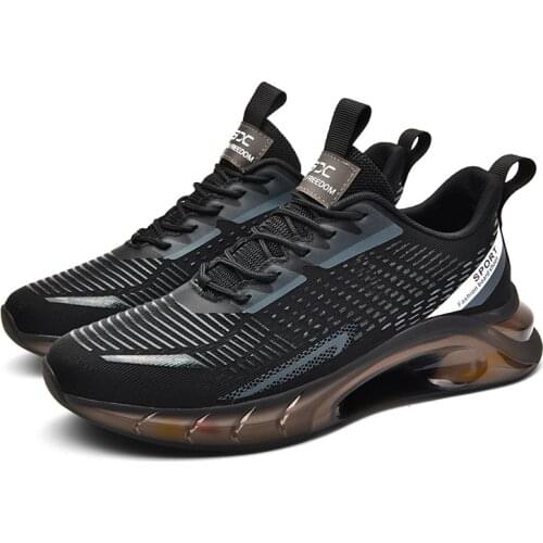 New Trendy Blade Running Shoes for Men Breathable Reflective Sneakers Antiskid Damping Outsole Sport Shoes Training Basketball