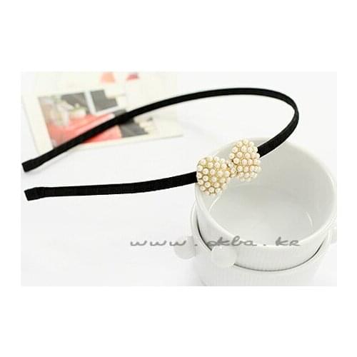 2019 New Arrival Headband Korean Style Girls Hair Hoop Big Pearls Bows Hair Bands for Women Hairpin haarbanden voor meisjes