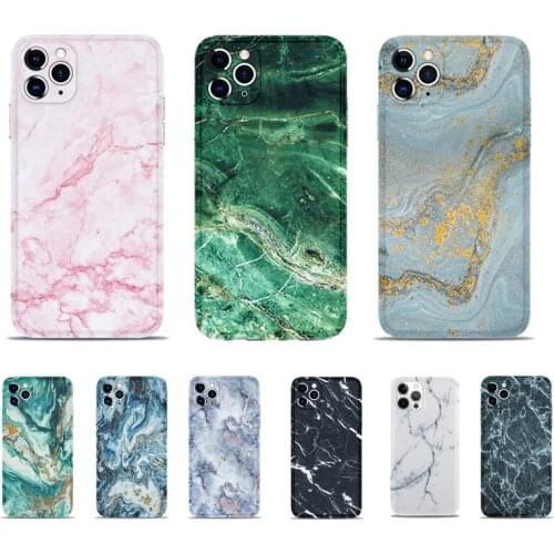 Shockproof Luxury Marble Phone Case For iPhone 12 mini por max 11 X XR XS MAX 6 7 8 plus Coque Soft Tpu Cover Case