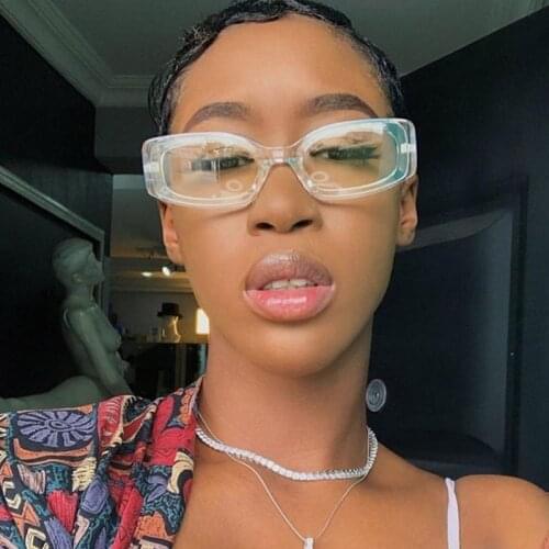 Retro Cat Eye Sunglasses Women Vintage Small Square Sunglasses Sexy Ladies Eyewear Candy Frame Sunglases Female Rectangle Shades