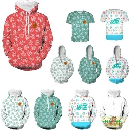 Game Animal Crossing New Horizons Cosplay hoodie men and women anime costume popular sports sweater 3D printing 2020 new