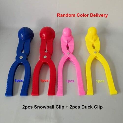 Outdoor Winter Sports Snowball Clip Toys for Adults and Kids
