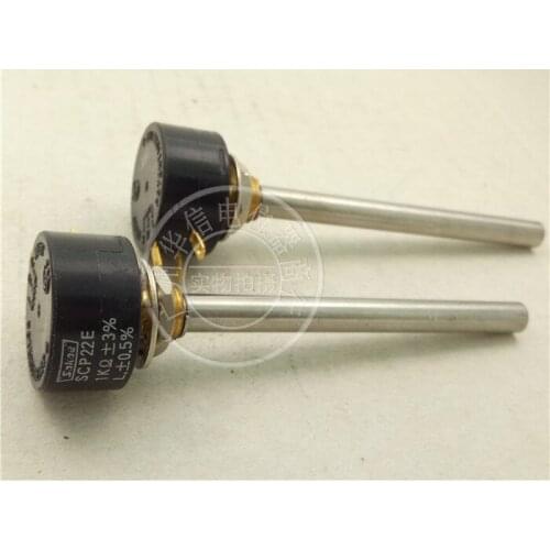 Japan SAKAE SCP22E 1K 360 degree turn wirewound potentiometer shaft length 76MM switch