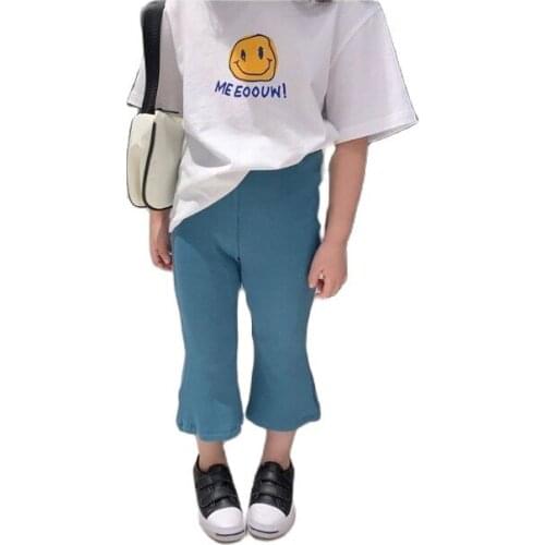 VIDMID baby kids Girls bell bottoms pants trousers spring autumn new baby fashion casual pants wide leg pants Trousers P2115