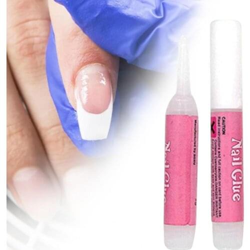 2g 10Pcs Nail Drill Glue Easy to Use Lightweight Professional Fingernail Rhinestone Reinforcement Gel for Girls