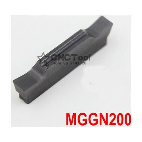 10PCS MGGN200 , wide 2.0mm wide cutting blade, blade fine grinding, is suitable for machining steel, stainless steel materials