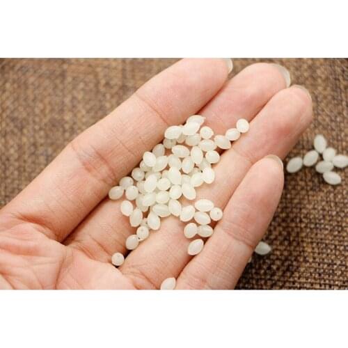 100Pcs Oval Luminous Fishing Lures Fishing Beads Sea Hard Floating Float Tackles