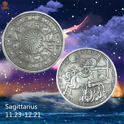 2019 Constellation Tianma Sagittarius Lucky Relief Bronze Token Challenge Voin Value