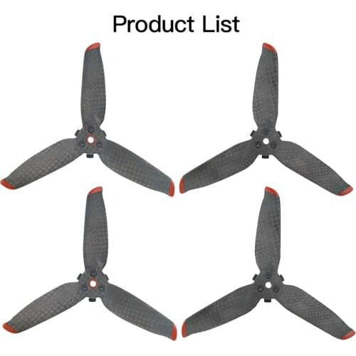 4pcs Carbon Fiber Propeller Blades Are Suitable For DJI FPV Combo Ride Through Aircraft Drone Accessories