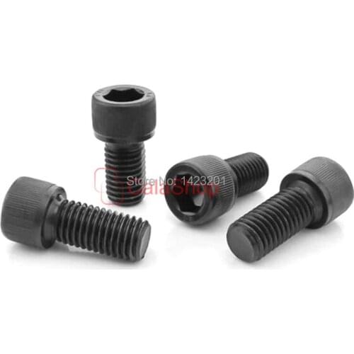 50 Pcs/ Lot M3 Hexagon socket head screws bolt Hex Hardware Accessories Crafts Projects Black