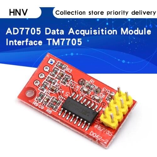 AD7705 Dual 16 bit ADC Data Acquisition Module Input Gain Programmable SPI Interface TM7705