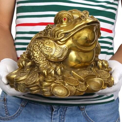 HOT SALE Bring in wealth and treasure # Money Drawing efficacious Talisman # Fortune JIN CHAN FENG SHUI Brass statue