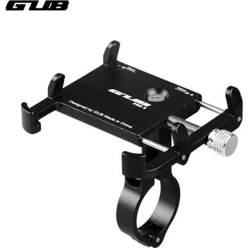 GUB New Metal MTB Bike Bicycle Holder Motorcycle Handle Phone Mount Handlebar Extender Phone Holder For Phone Cellphone Pro 2