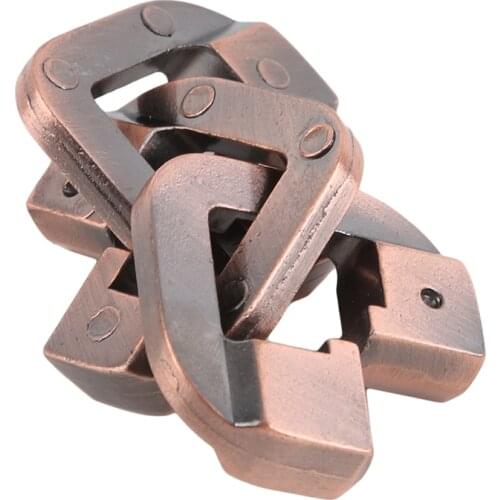 Creative Vintage Metal Magic Lock Toy Intelligence Game Toy Gift for Children Adult Toys