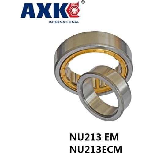 Axk Nu213 Em Or Nu213ecm (65x120x23mm)brass Cage Cylindrical Roller Bearings Abec-1,p0